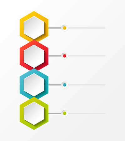 Empty timeline - concept of infographic. Vector.のイラスト素材