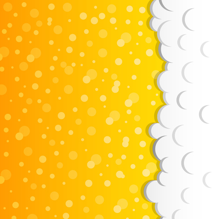 Beer texture with foam. Vector.のイラスト素材