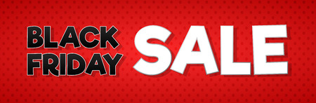 Black Friday Sale - banner. Vector.のイラスト素材