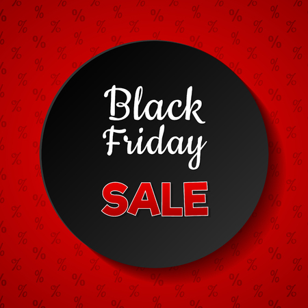Black Friday Sale - shiny banner. Vector.のイラスト素材