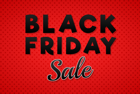 Black Friday Sale - shiny banner. Vector.のイラスト素材