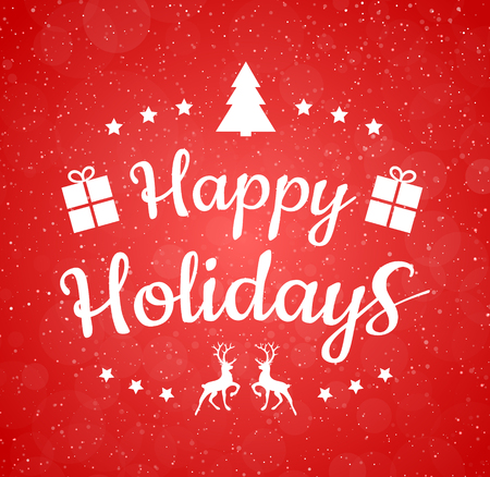 Concept of Christmas card with wishes. Vector.のイラスト素材