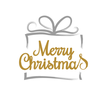 Concept of Christmas card with wishes. Vector.のイラスト素材