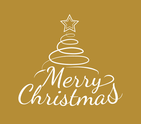 Concept of Christmas card with wishes. Vector.のイラスト素材