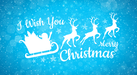 Concept of Christmas card with wishes. Vector.のイラスト素材