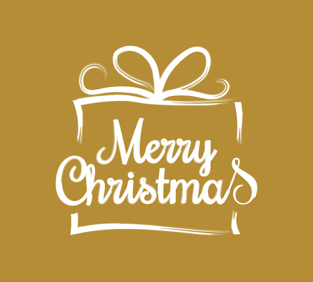 Christmas greetings on shiny background. Vector.のイラスト素材