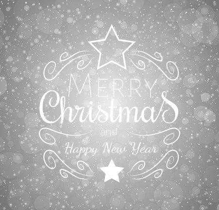 Christmas greetings on shiny background. Vector.のイラスト素材