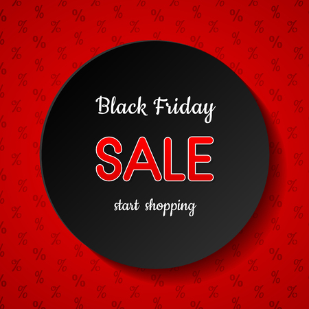 Black Friday - poster for a sale. Vector.のイラスト素材