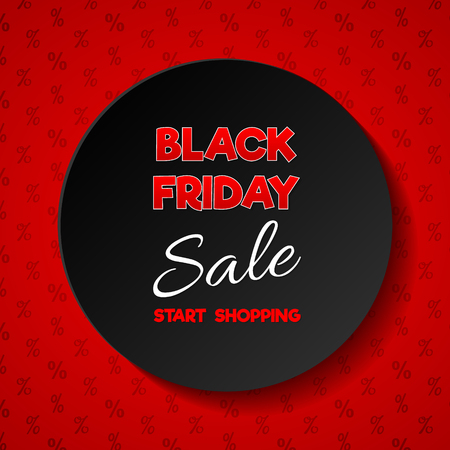 Beautiful poster for Black Friday Sale. Vector.のイラスト素材