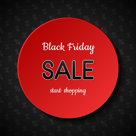 Beautiful poster for Black Friday Sale. Vector.のイラスト素材