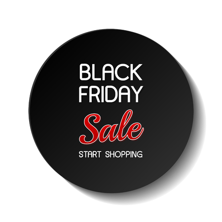 Beautiful poster for Black Friday Sale. Vector.のイラスト素材