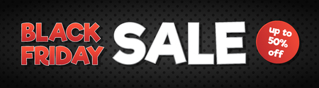 Beautiful poster for Black Friday Sale. Vector.のイラスト素材