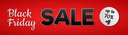 Beautiful poster for Black Friday Sale. Vector.のイラスト素材
