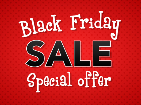Beautiful poster for Black Friday Sale. Vector.のイラスト素材