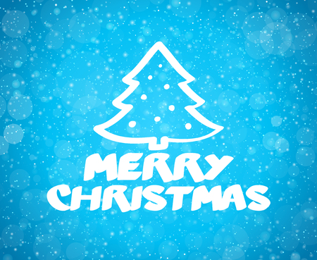 Beautiful Christmas decoration with greetings - card. Vector.のイラスト素材
