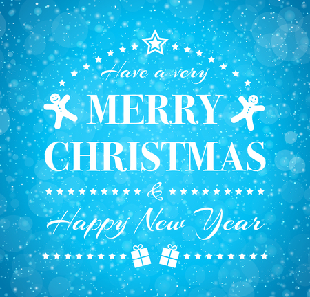 Design of Christmas background with greeting and decorations. Vector.のイラスト素材