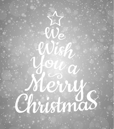 Design of Christmas background with greeting and decorations. Vector.のイラスト素材