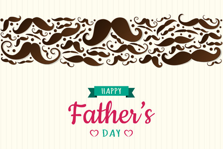 Concept of poster for Father's Day. Vector.のイラスト素材