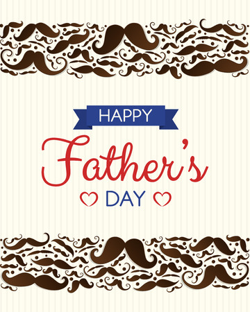 Concept of poster for Father's Day. Vector.のイラスト素材