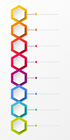 Empty timeline - concept of infographic. Vector.のイラスト素材