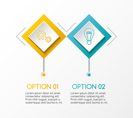 Company milestone with business icons - company timeline. Vector.のイラスト素材