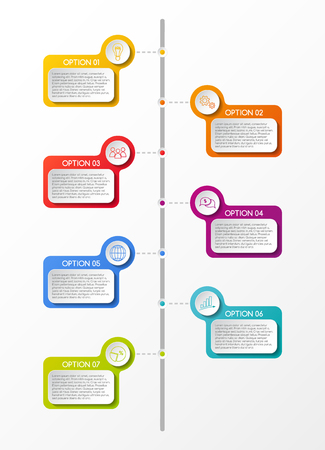 Business infographic template. Vector.のイラスト素材