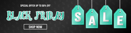 Black Friday Sale - banner with background. Vector.のイラスト素材