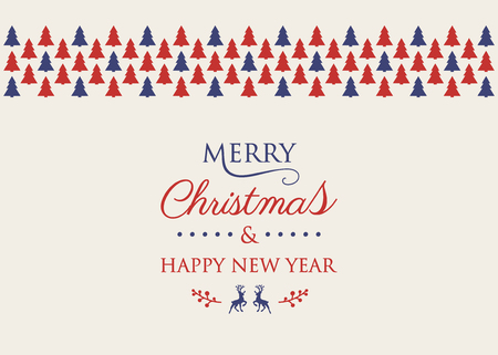 Christmas wishes with decoration. Vector.のイラスト素材