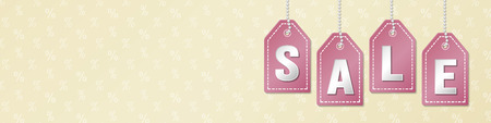 Concept of empty layout with percents for Mid Season Sale. Vector.のイラスト素材
