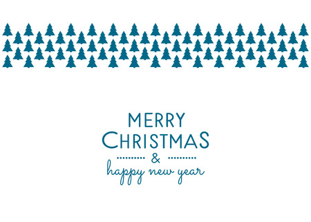 Christmas banner with festive ornaments and greetings. Vector.のイラスト素材