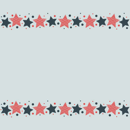 Christmas background with stars and copyspace. Vectorのイラスト素材