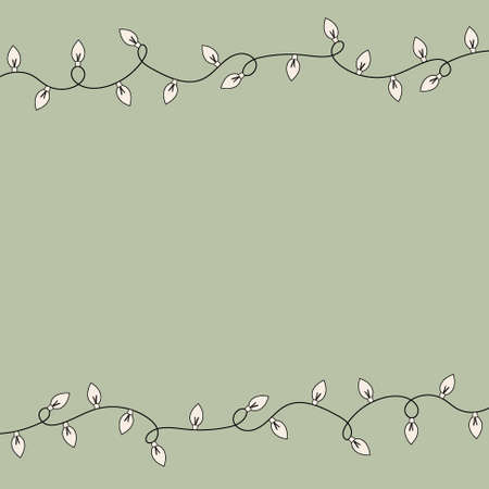Background with Christmas lights. Xmas design. Vectorのイラスト素材