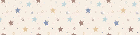 Design of Xmas pattern with stars. Christmas concept. Banner. Vectorのイラスト素材