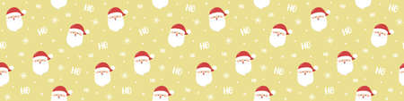 Santa Claus - Christmas pattern. Vectorのイラスト素材