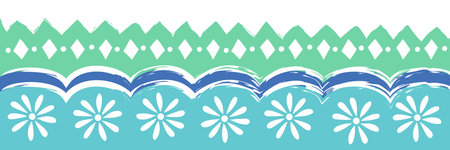 Design of Easter egg pattern. Abstract banner. Vector illustrationのイラスト素材