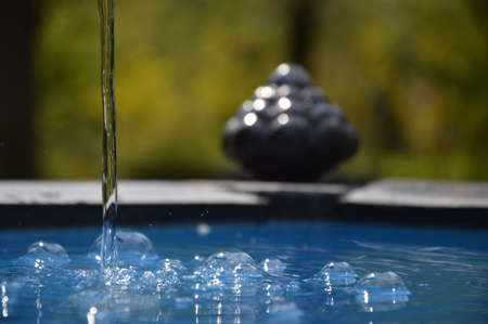 Running water in the SPA gardenの写真素材