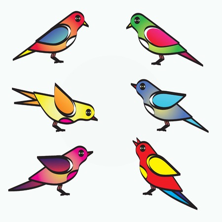 Bird.bird vector.vector illustration.のイラスト素材