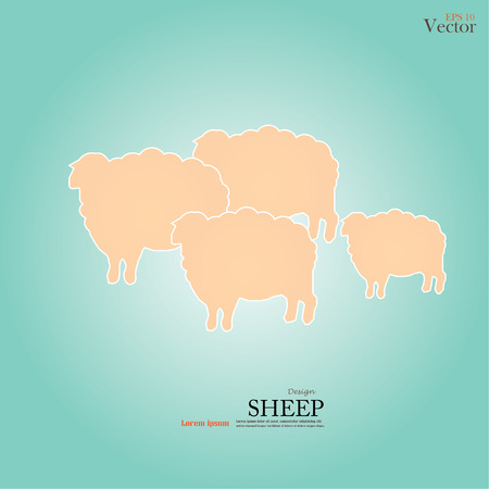 Sheep icon.sheep.vector illustration.のイラスト素材