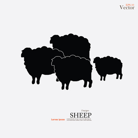 Sheep icon.sheep.vector illustration.のイラスト素材