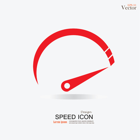 Speedometer icon.speed sign.speed meter.vector illustration.のイラスト素材