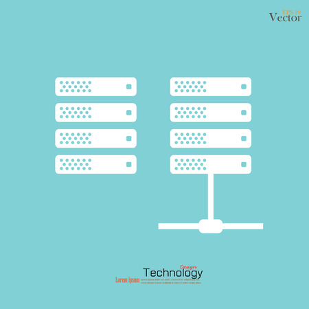 Computer Server icon.の写真素材