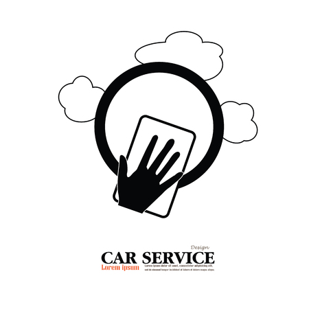 Car wash icon.car service.vector illustration.のイラスト素材
