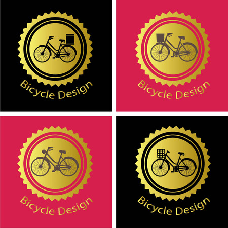 Bicycle icon.bicycle logo.vector illustration.のイラスト素材