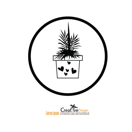 Illustration of Home Plants.vector illustration.のイラスト素材