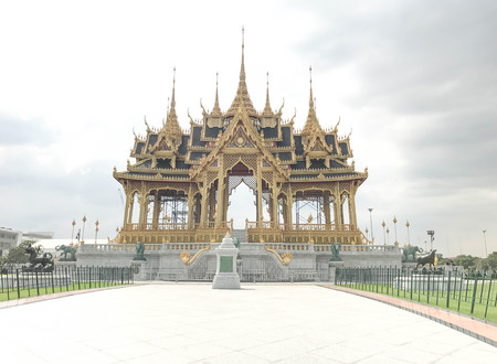 The Ananta Samakhom Throne Hall on November 20, 2016.のeditorial素材