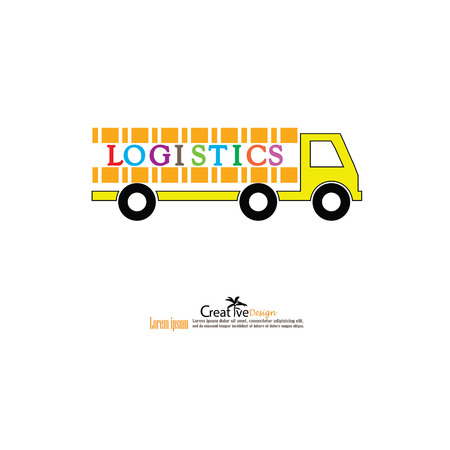 Logistics   concept.vector illustration.のイラスト素材