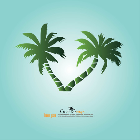 Coconut tree iconのイラスト素材