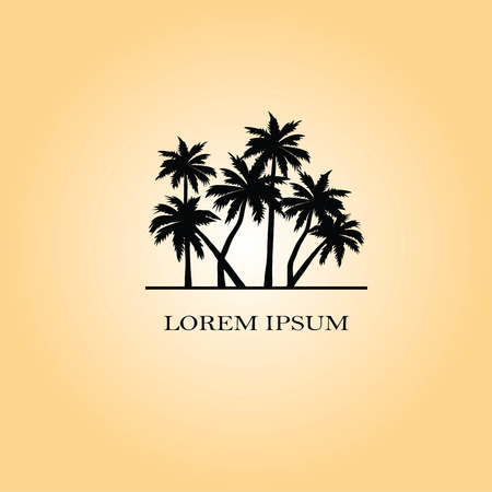 coconut tree icon.vector illustration.eps10.のイラスト素材