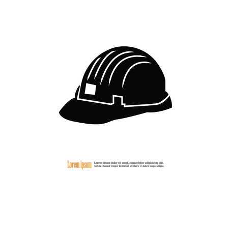 Engineer hat.hard hat icon.vector illustration.のイラスト素材