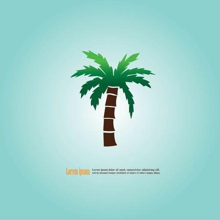 Coconut tree icon.vector illustration.eps10.のイラスト素材